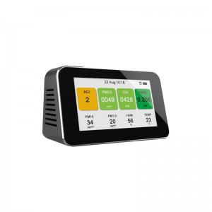 ホームオフィスの車のための大気質のテスター携帯用レーザーPM2.5の探知器のスマートなモニター